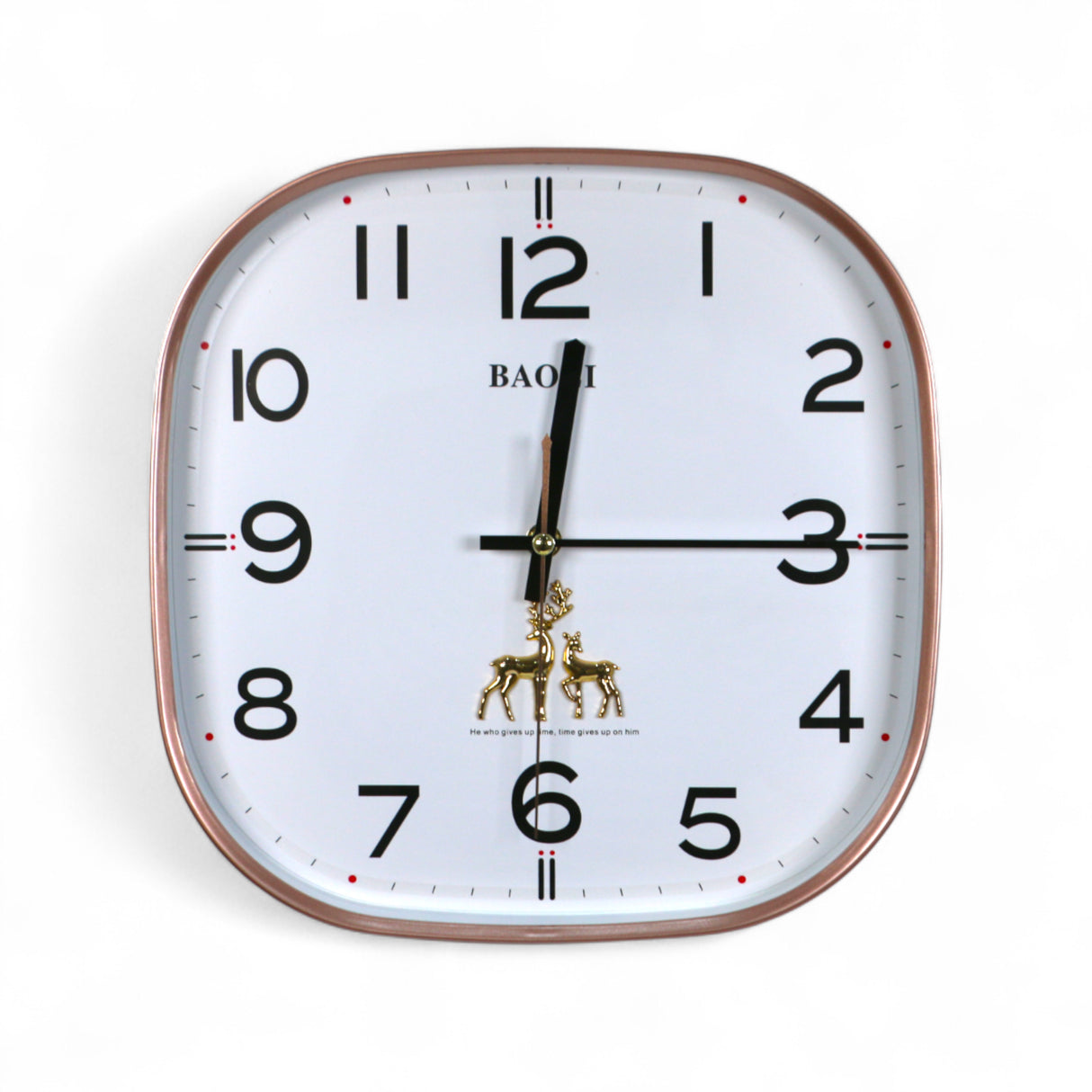wall clock square china 11.6"x11.6"
