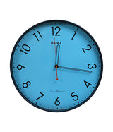 wall clock blue china (13.5x13.5)