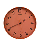 wall clock orange china (13.5x13.5)