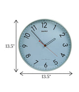 wall clock green china (13.5x13.5)