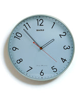 wall clock green china (13.5x13.5)