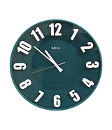 wall clock green china "15.5x15.5"