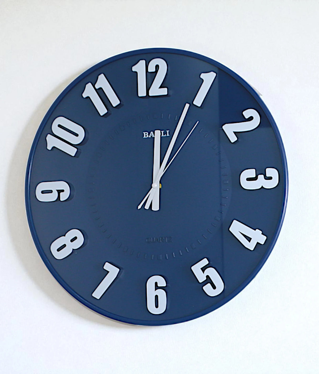 wall clock blue china "15.5x15.5"
