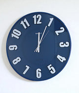 wall clock blue china "15.5x15.5"