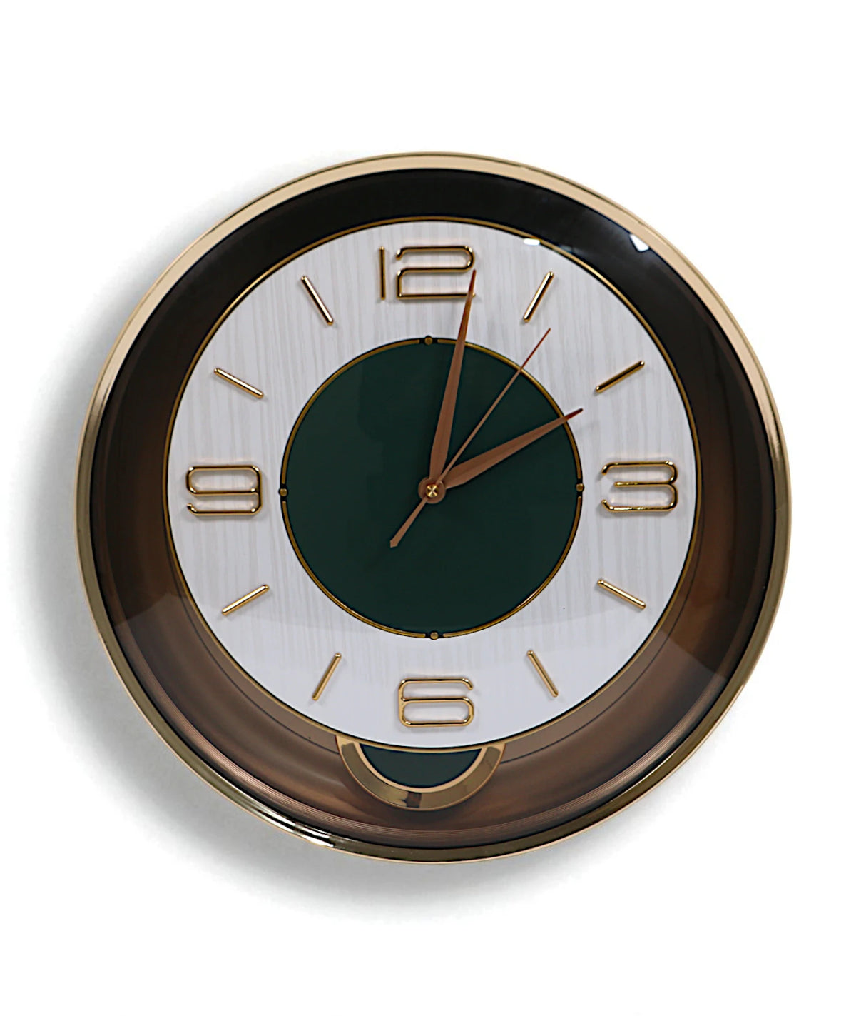 wall clock green  pendulum 15.5" china