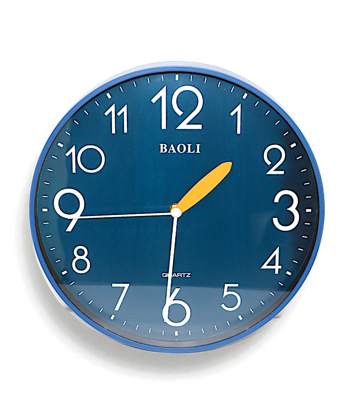 wall clock blue china "11.5x11.5"