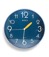 wall clock blue china "11.5x11.5"