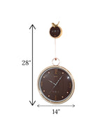 wall clock pendulum & sparrow coffee china