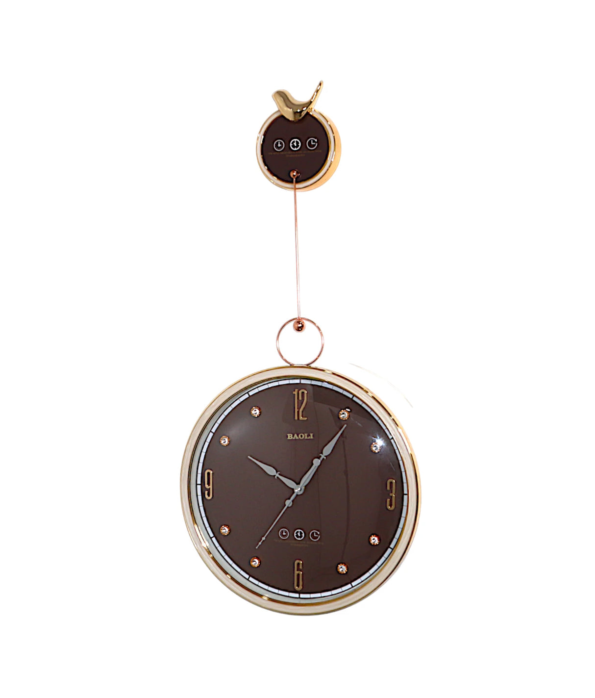 wall clock pendulum & sparrow coffee china