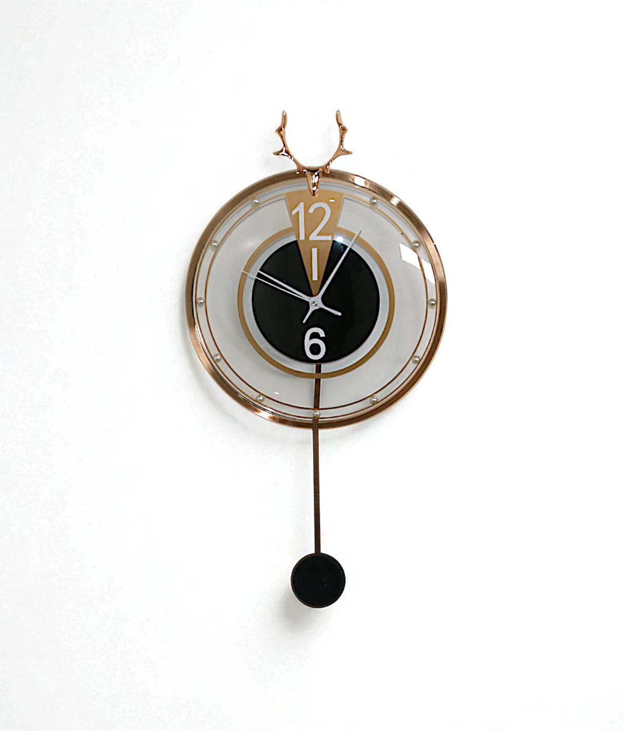 wall clock golden pendulum china