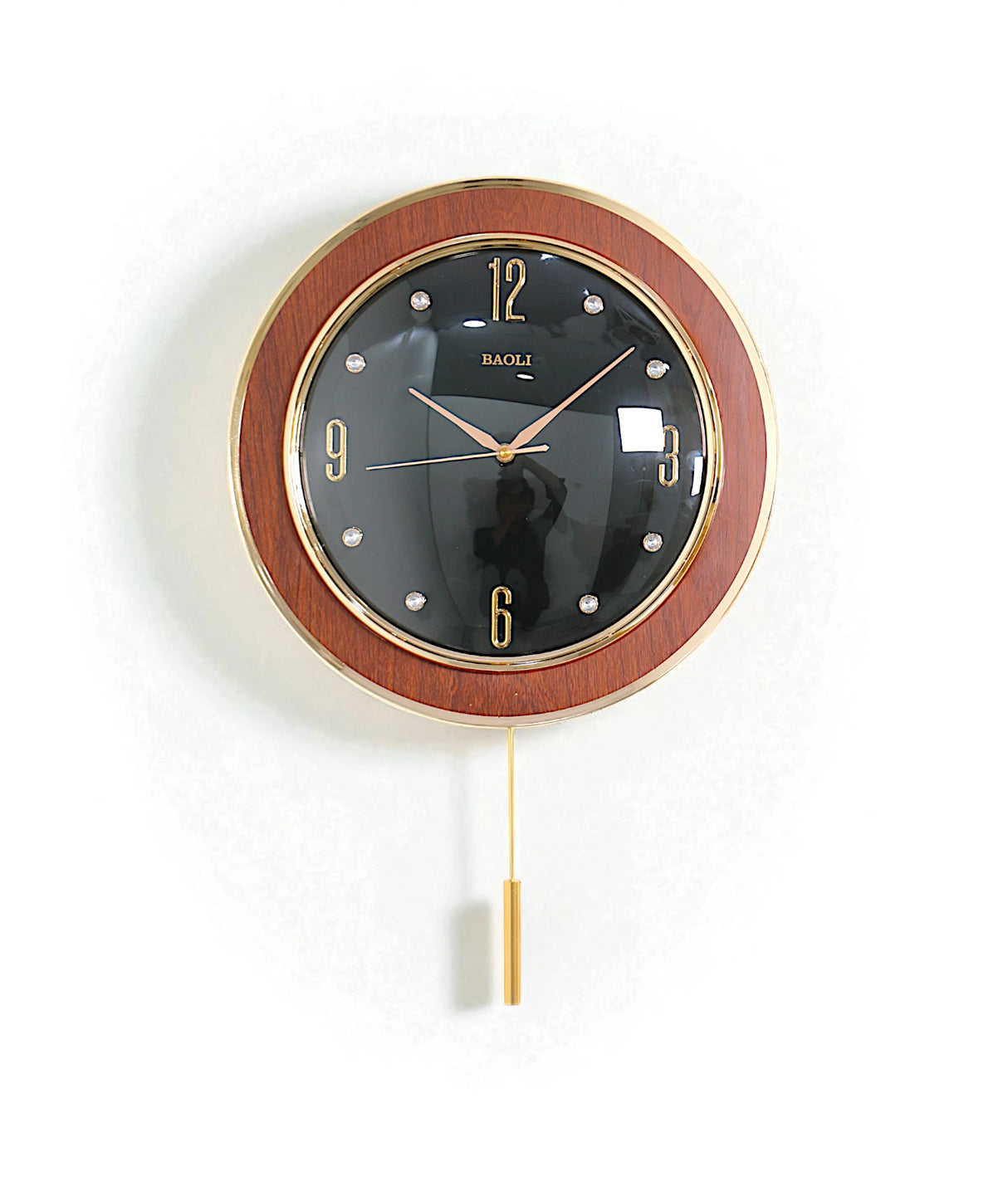 wall colck black pendulum china
