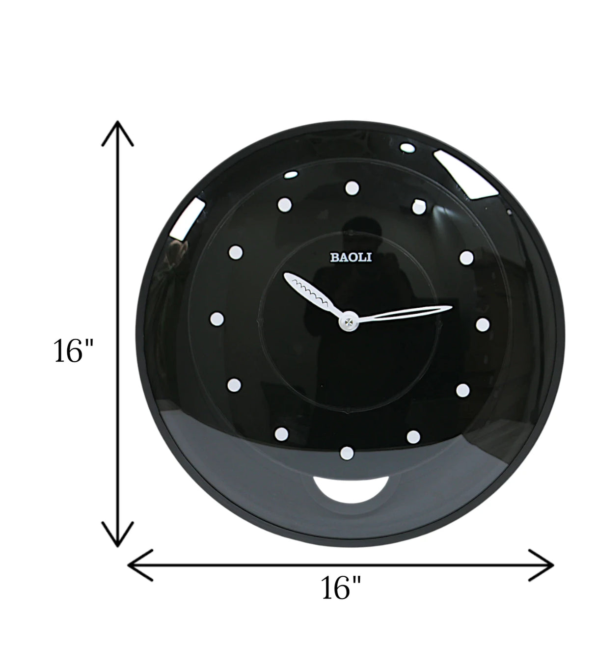 wall clock black with pendulum china