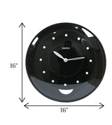 wall clock black with pendulum china