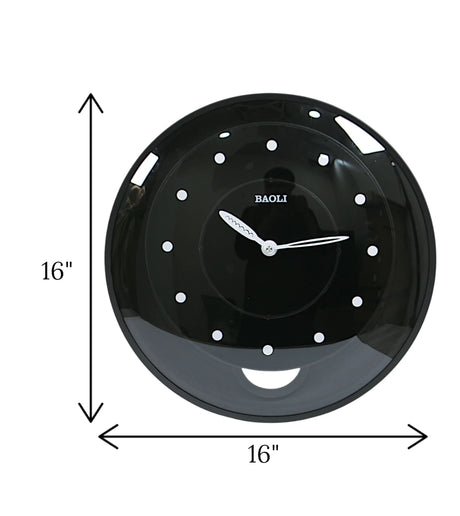 wall clock black with pendulum china