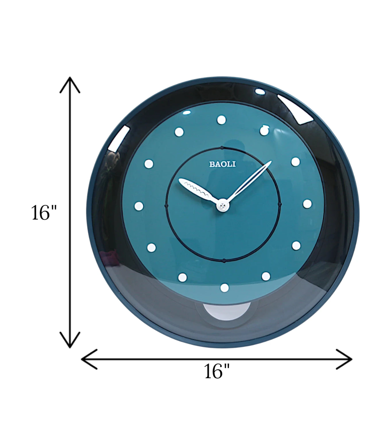 wall clock blue pendulum china