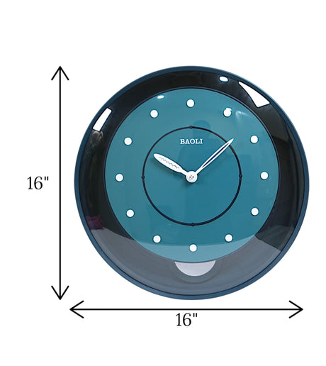 wall clock blue pendulum china