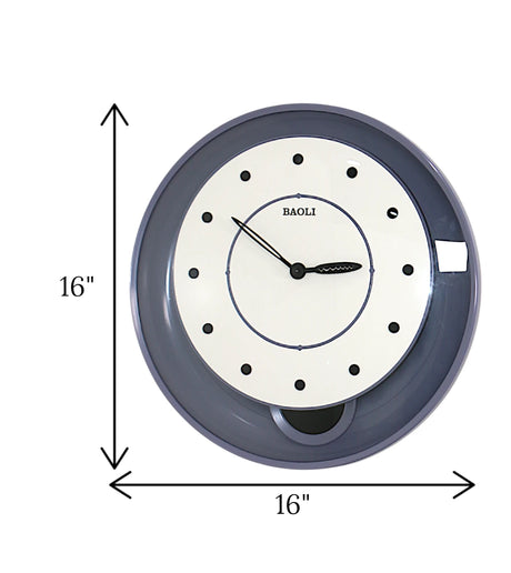 wall clock grey pendulum china
