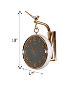 lobby clock white grey china