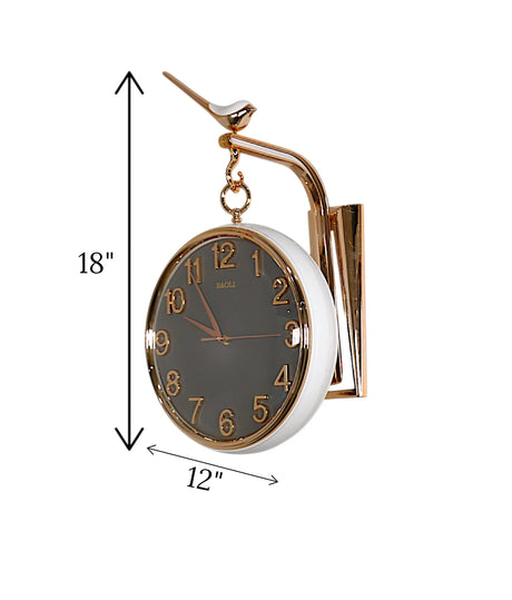 lobby clock white grey china