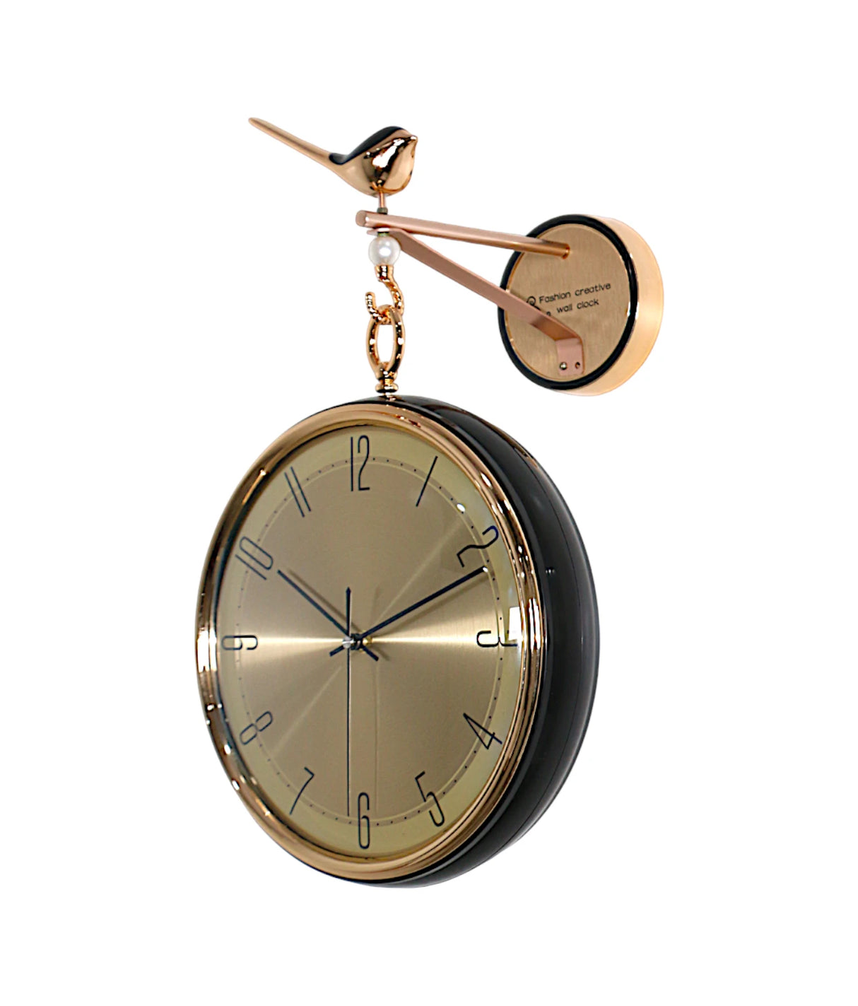 lobby clock black gold china
