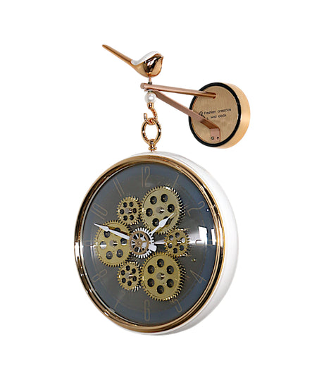 lobby clock moving gear white grey china