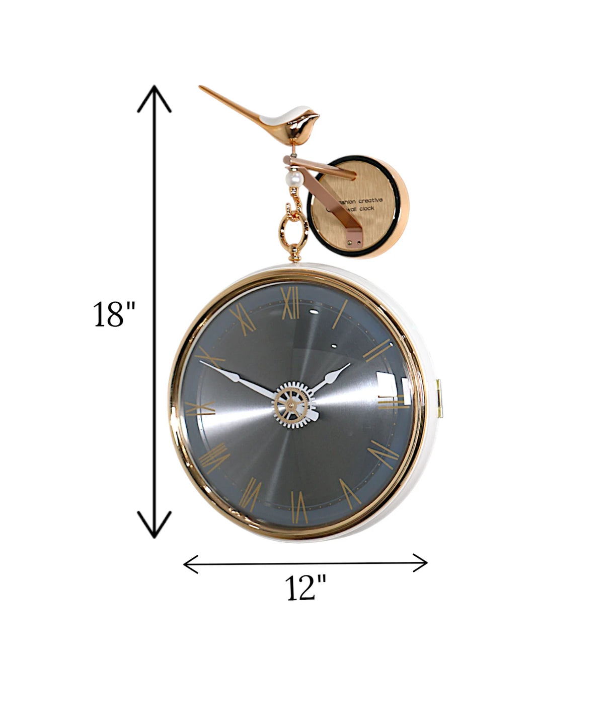 lobby clock moving gear white grey china