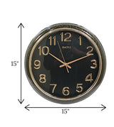 wall clock black china