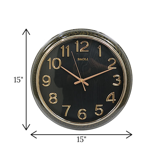 wall clock black china