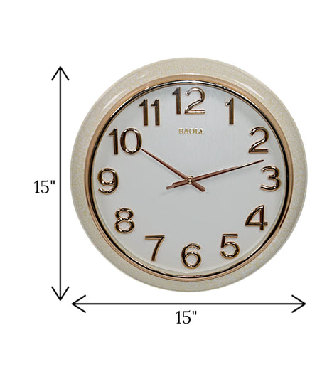 wall clock white china