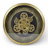 wall clock moving gear copper 15''x15" china