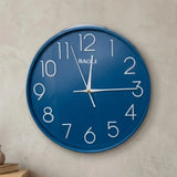 wall clock blue 11.5"x11.5" china