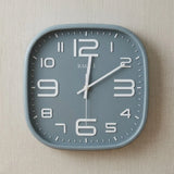 wall clock square grey 11.5"x11.5" china