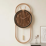 wall clock coffee 17"x13" china
