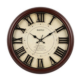 wall clock oak 17"x17" china