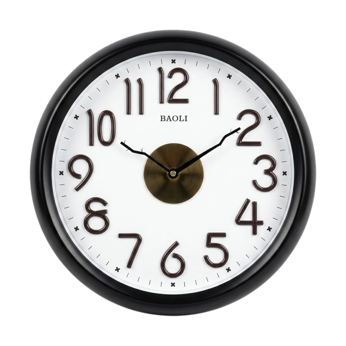 wall clock black 14.5''x14.5'' china