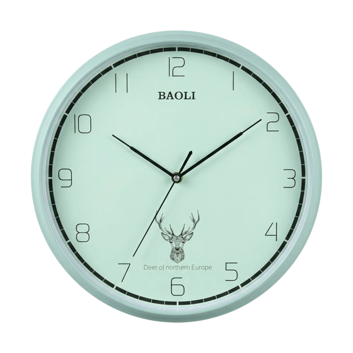 wall clock sky blue 14.5"x14.5" china