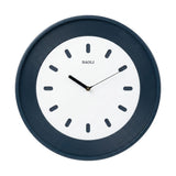 wall clock blue & white 17.5"x17.5" china