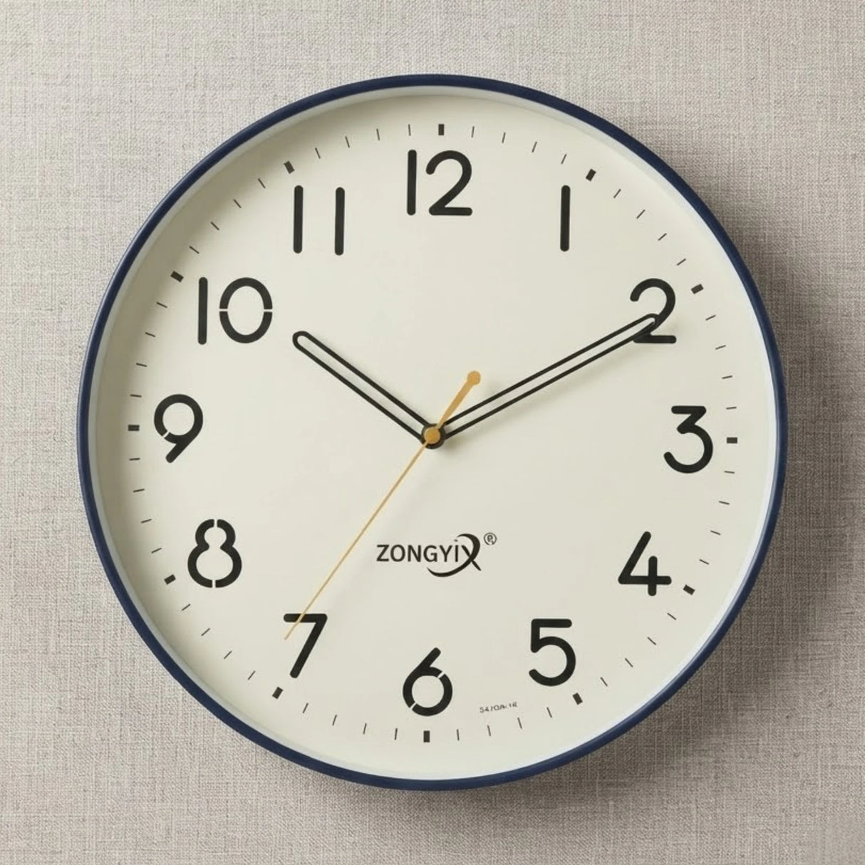wall clock blue 12"x12" china