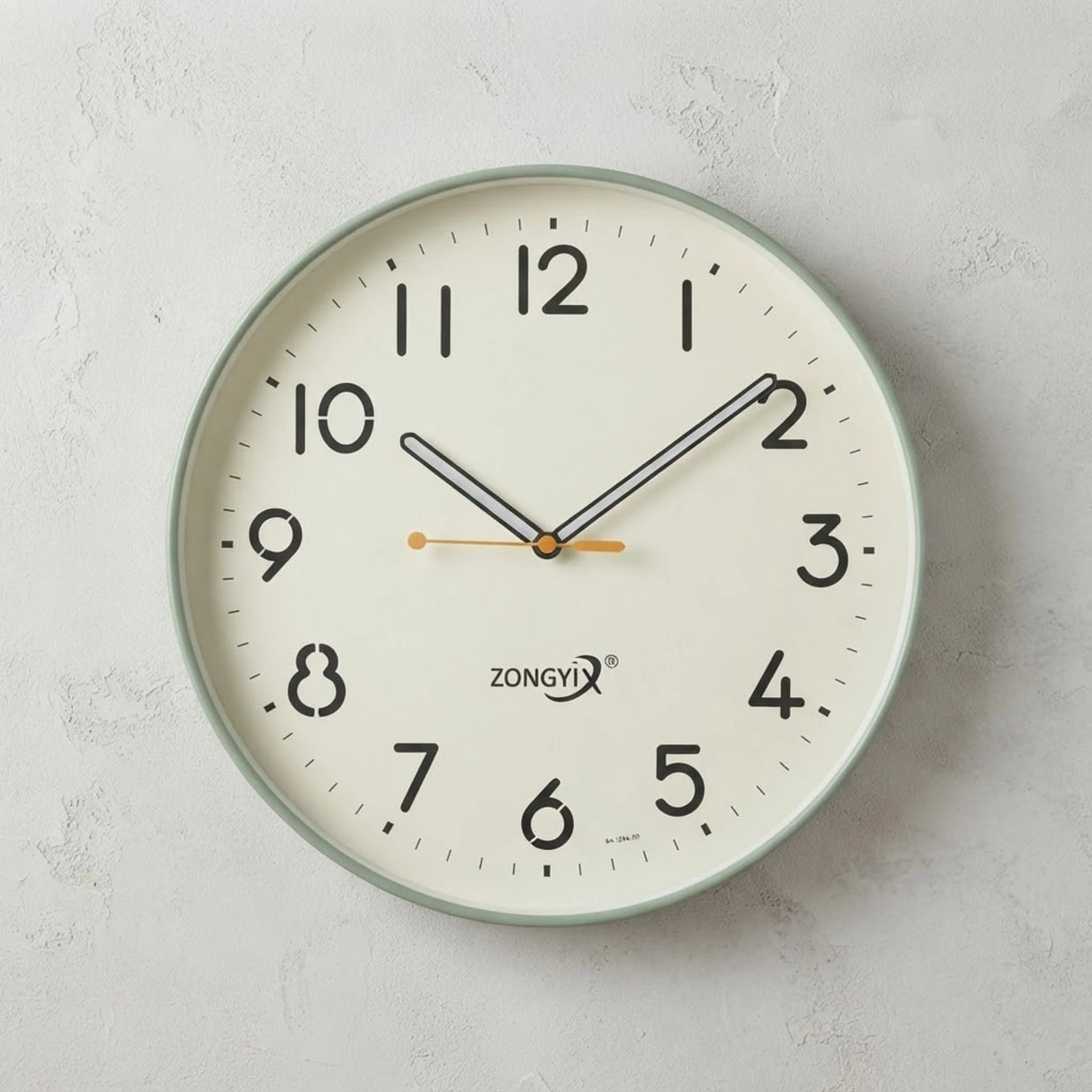 wall clock mint green 12"x12" china