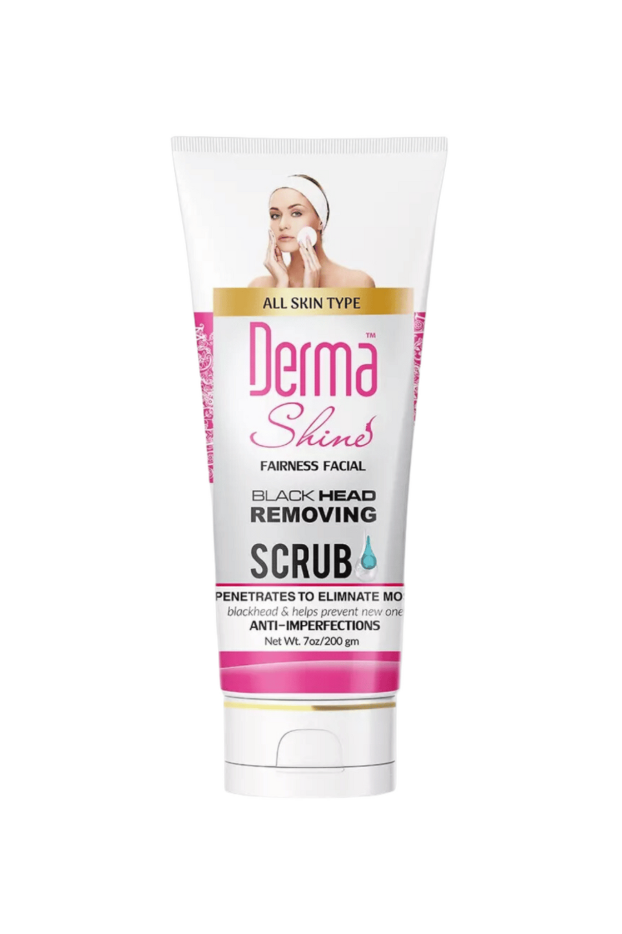 derma shine scrub black heads 200g