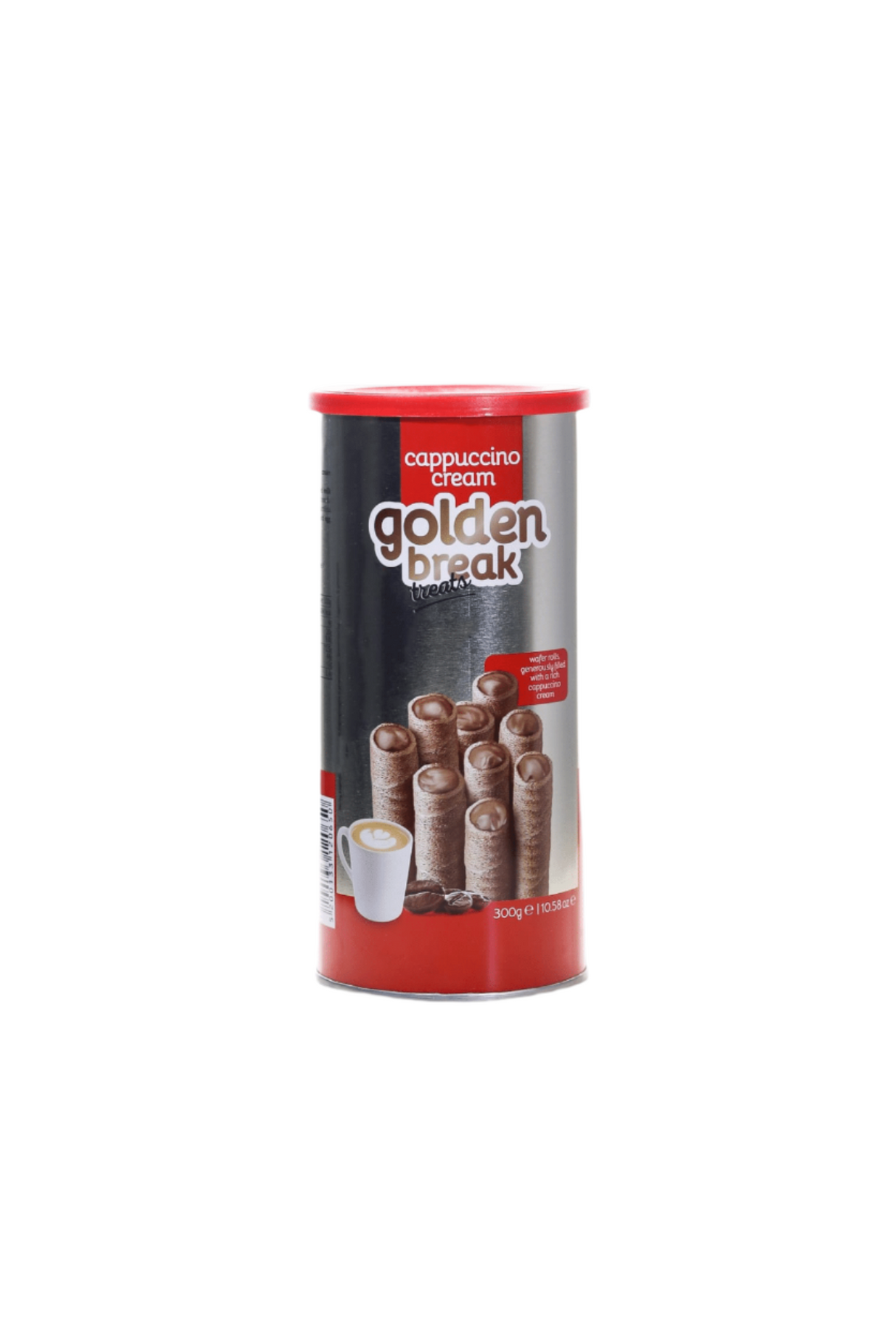 golden treats wafer cappuccino cream 135g