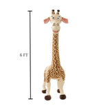 standing giraffe stuff toy 6ft china