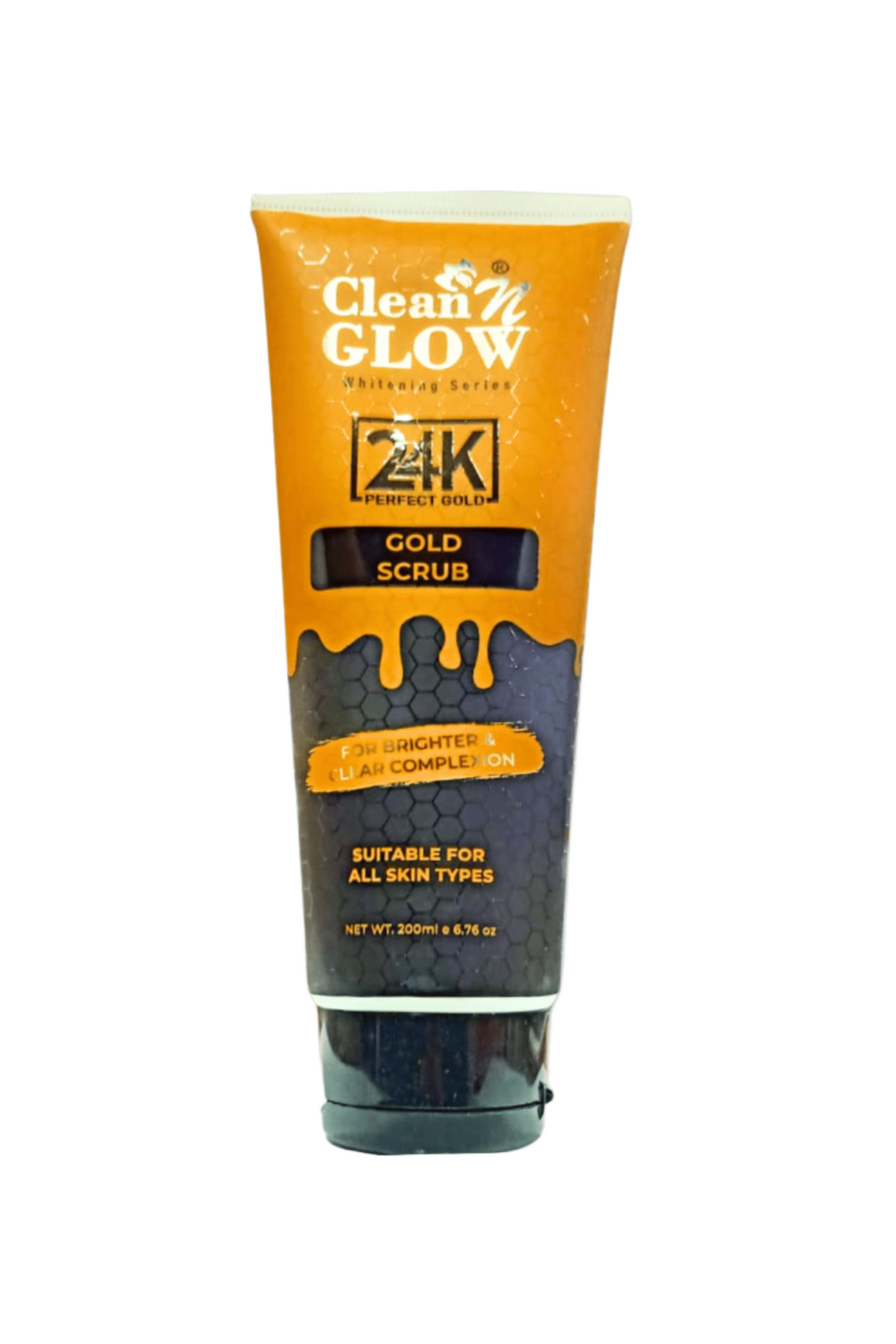 clean n glow 24k gold scrub 200g