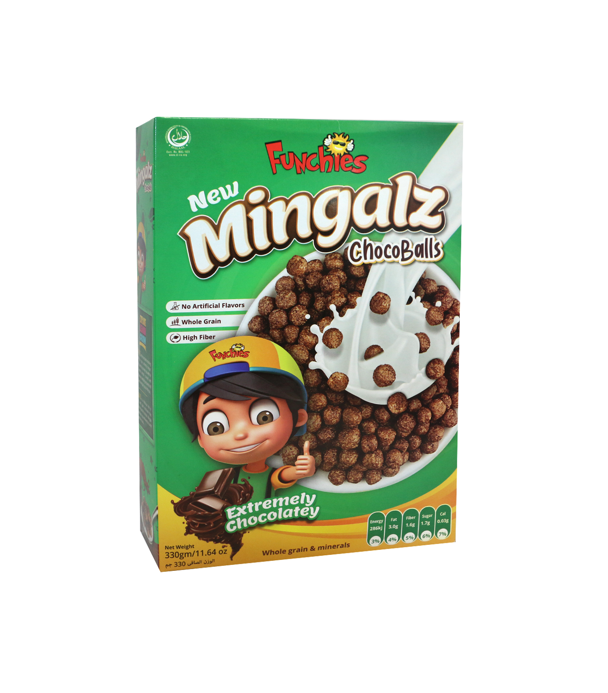 funchies mingalz choco balls 330g