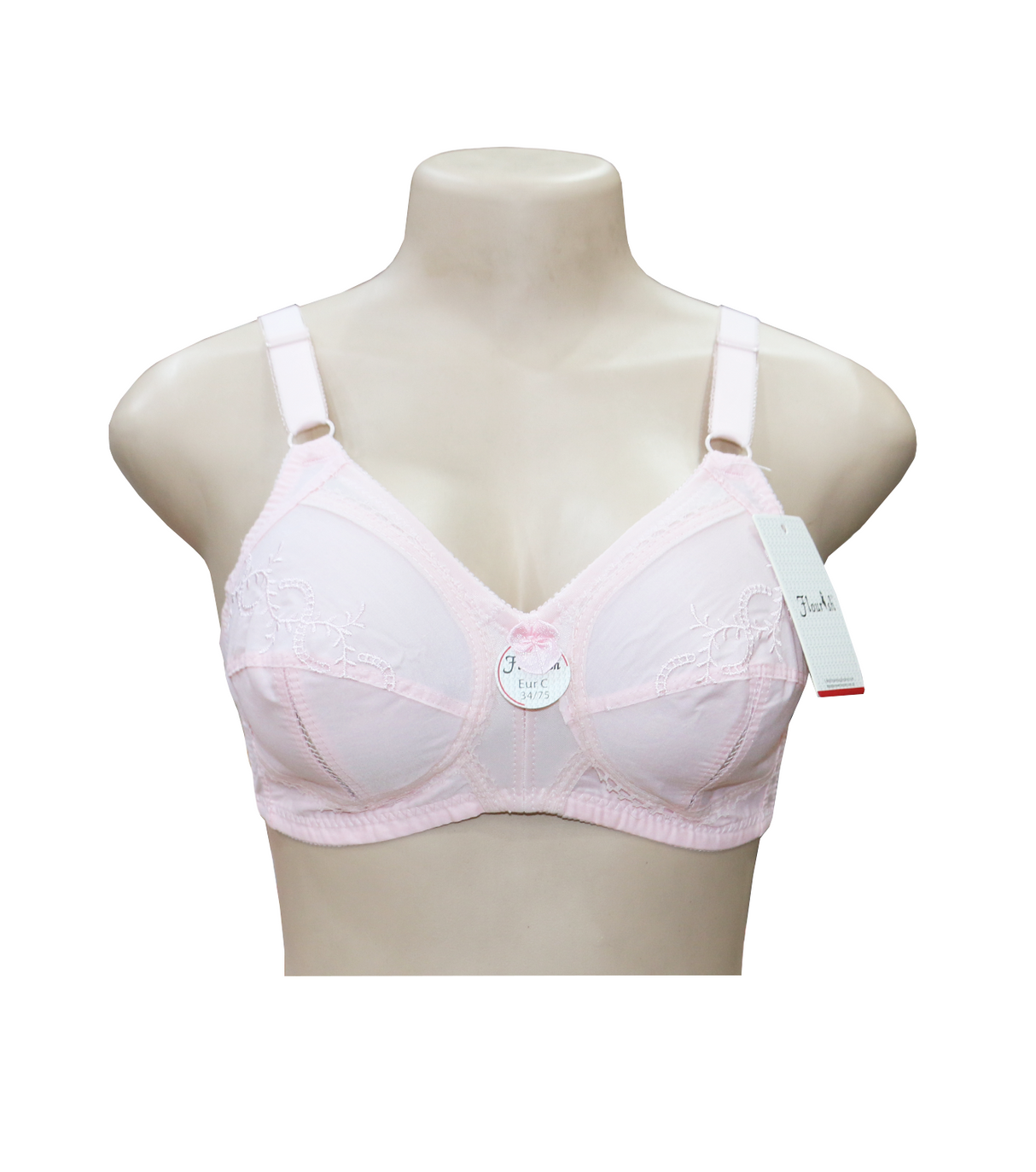 bra flourish citin pink 44dd