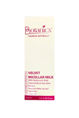 botanicx micellar milk velvet 100ml