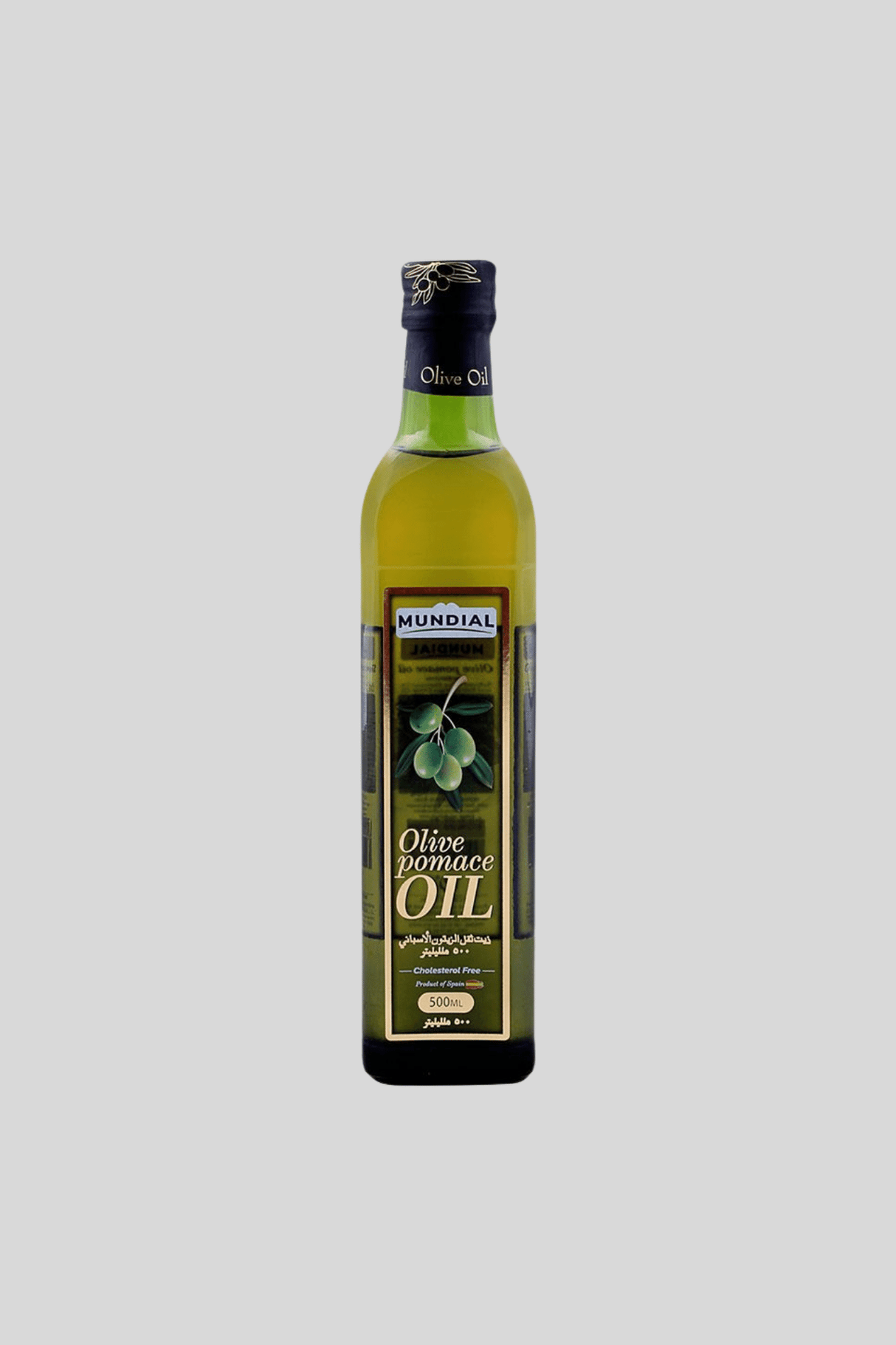 mundial olive oil pomace 500ml bottle