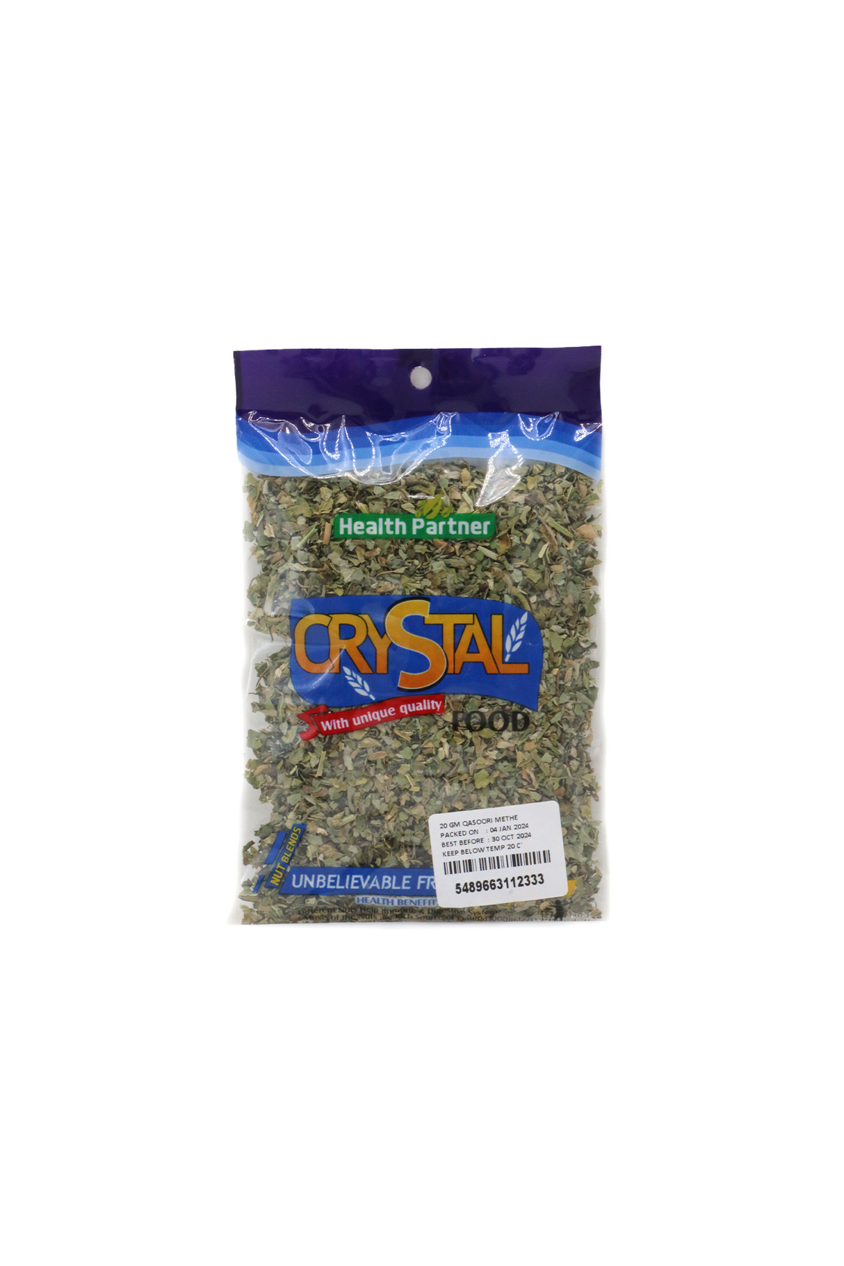 crystal qasoori methi 20g
