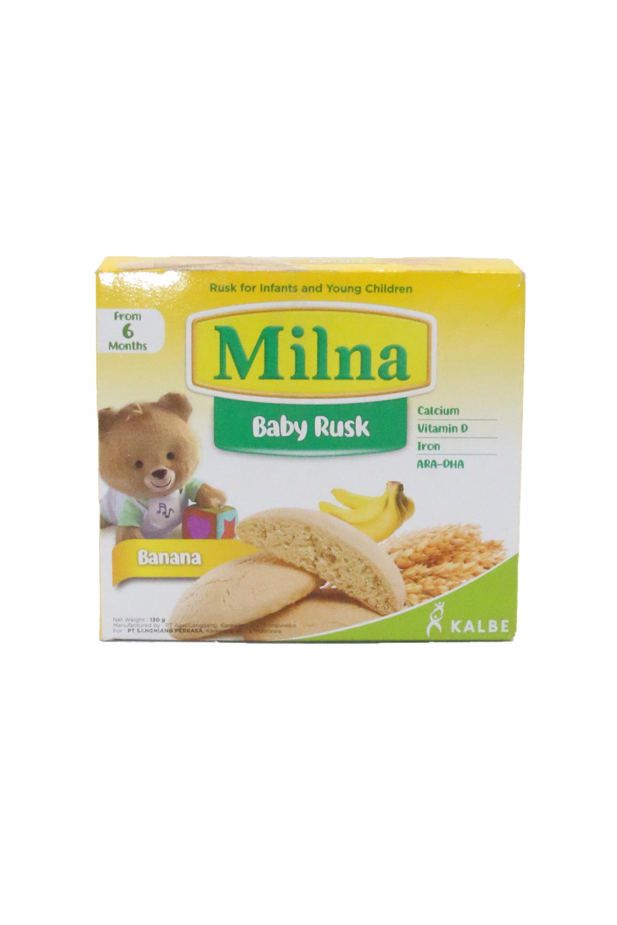 milna baby rusk banana 130g indonesia
