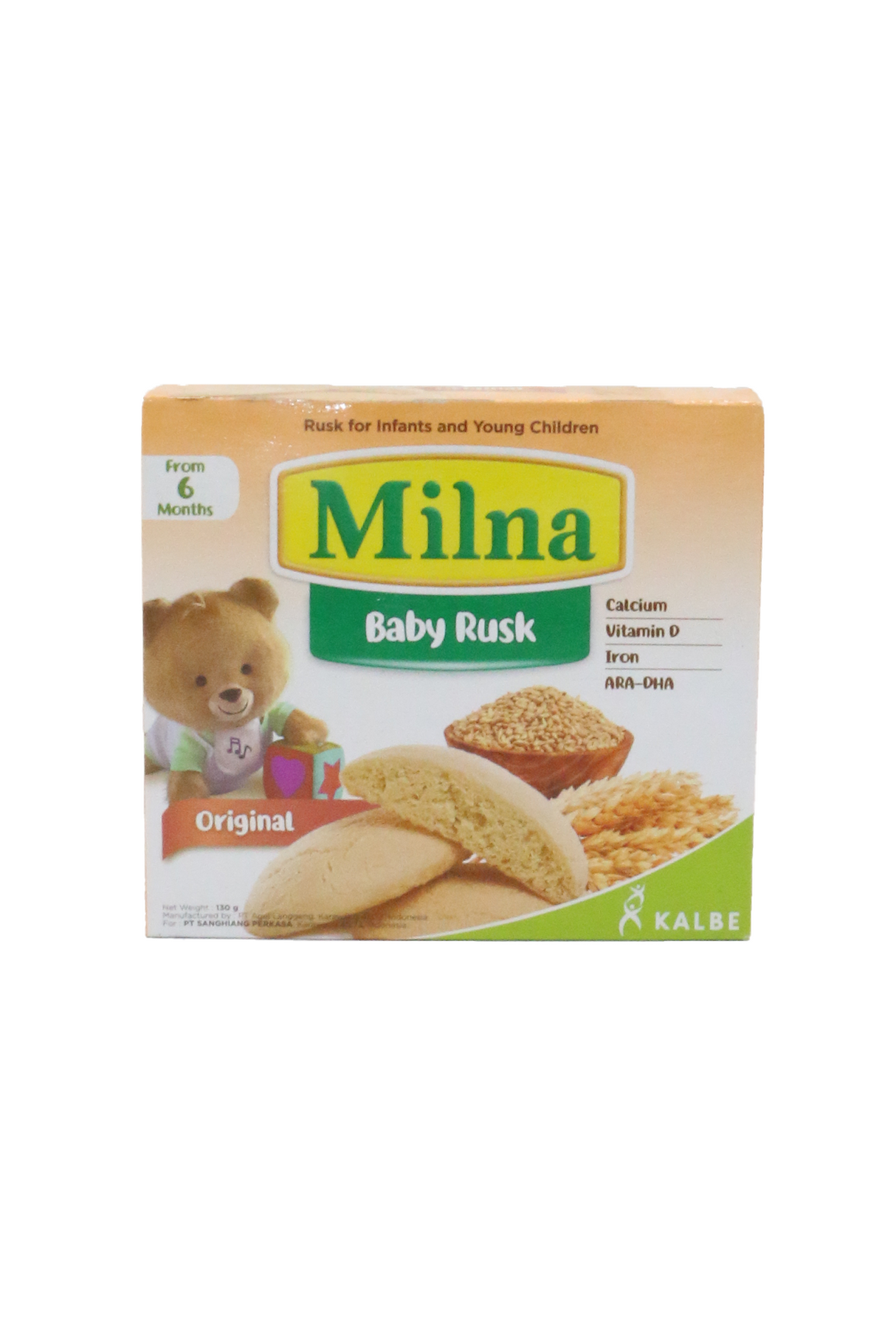 milna baby rusk original 130g